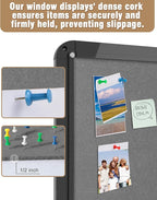 Mifuro 36"x24" Enclosed Bulletin Board, Lockable Weather-Resistant Aluminum - Image 6