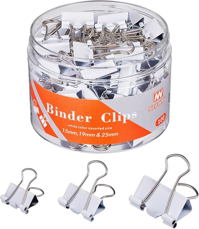 NEEWAY Binder Clips Assorted Sizes by NEEWAY