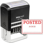 MaxMark Large Self-Inking Rubber Date Office Stamp by Maxmark