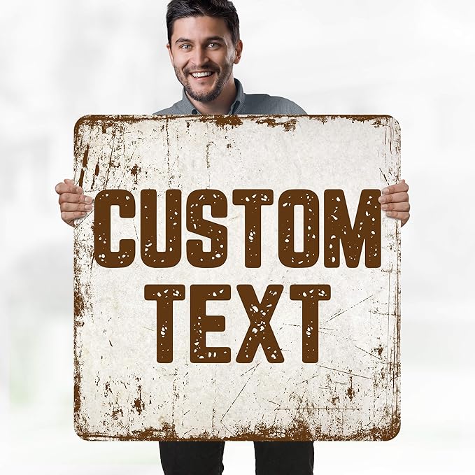 Custom Sign, Custom Street Sign, 11 Font Colors, 13 Font Styles, 4 Hole Options - Image 2