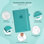 Clever Fox Password Book with alphabetical tabs. Internet Address Organizer - Image 2