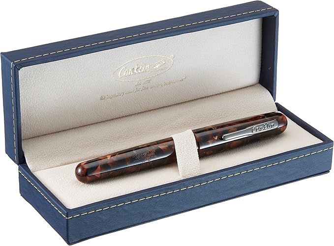 Conklin All American Fountain Pen in Brownstone – Omniflex Nib, Flexible Design - Image 3