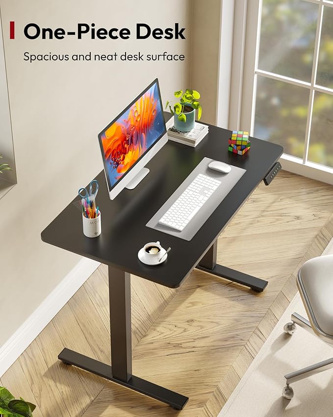 SANODESK Electric Standing Desk 40 x 24 Inches Whole-Piece Desktop Height - Image 7