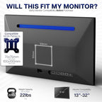 VIVO Dual Monitor Desk Mount, Heavy Duty Fully Adjustable Stand, Fits 2 LCD LED - Image 7