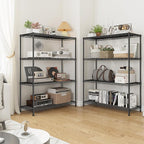 DurayLoly 4- Shelf Metal Shelving Unit Adjustable Storage Shelves Heavy Duty - Image 2