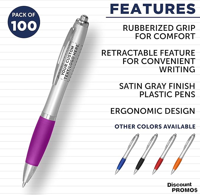 DISCOUNT PROMOS Personalized Ballpoint Pens - Image 2