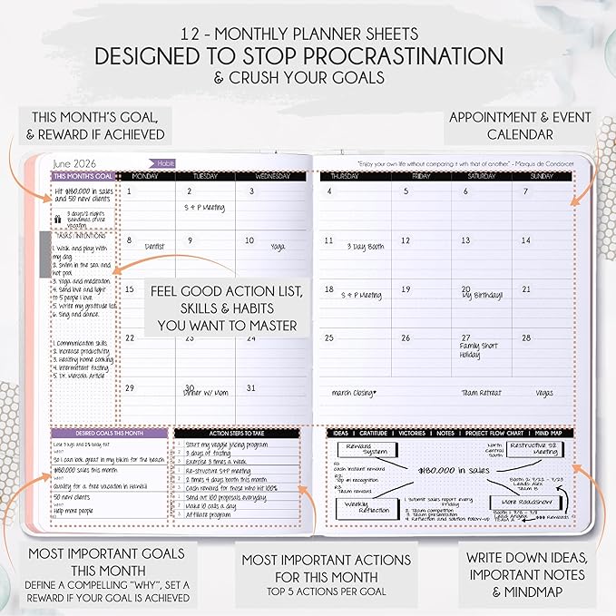 Law of Attraction Planner 2026 Deluxe - Image 5