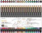 huesamhi 005 Micro Pen, 20 Colors Waterproof Ink 0.20mm Fine Tip FineLiner Pens by Unknown