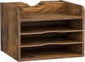 Snughome Vintage Wood File Organizer Desktop, 13.7‘’ Document Letter Mail Tray by Snughome