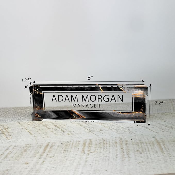 ARTBLOX | Custom Name Plates for Desk, Ideal Office Decoration for Men and Women - Image 4