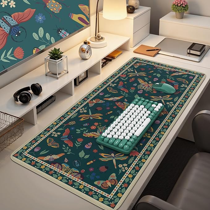 iCasso Desk Mat, Desk Matt for Desktop, Cute Desk Pad Mat, XXL Large Mouse Pad - Image 7