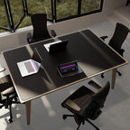 CENNBIE HUGE180 70.8" x 47" Black Leather Desk Mat - Image 5