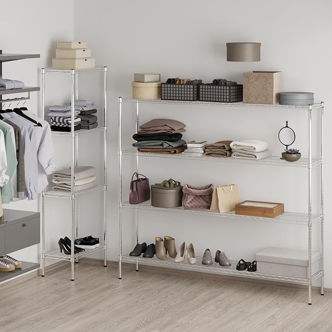 Regal Altair 14" Deep x 72" Wide x 64" Height Wire Shelving Kit | 4-Tier | NSF - Image 7