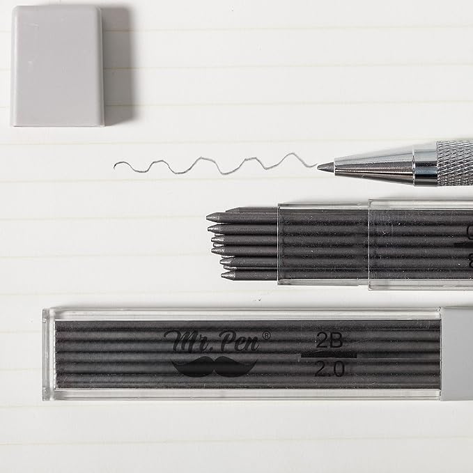 Mr. Pen- 96 Pack Extra Bold 2mm Pencil Lead Refills - Image 6