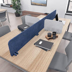Escape 12" Freestanding Desk Divider | Eco-Friendly Acoustic Privacy Screen | by SKUTCHIDesignsInc