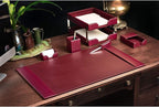 DACASSO Bonded Leather Desk Set - Image 7