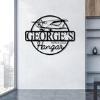 Personalized Metal Airplane Wall Art, Airplane Name Sign, Customized Pilot Name - Image 8
