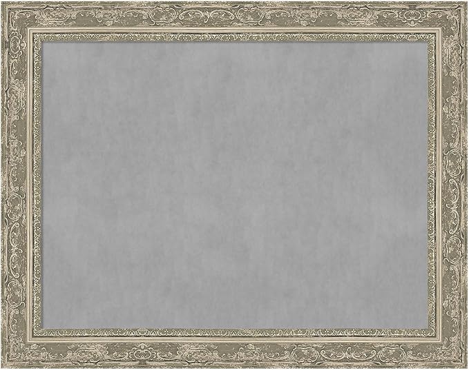 Amanti Art Silver Framed Magnetic Board 22x28 Medium Vision Board by AmantiArt