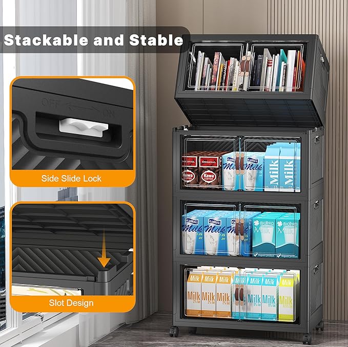 UAMFURI Extra Large Stackable Storage Bins - Image 5