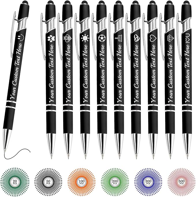 Custom Pens Bulk Personalized Ballpoint Pen by XJone