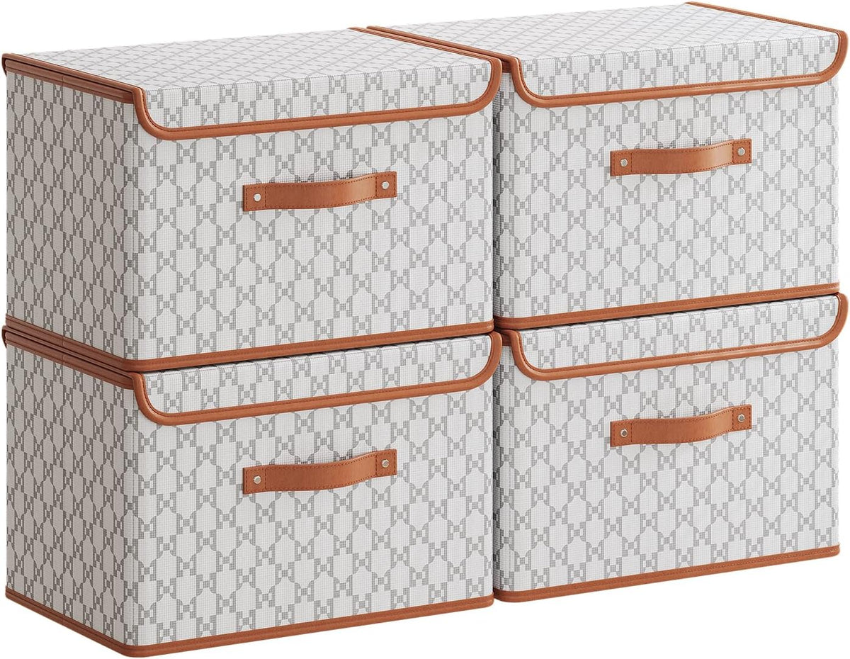 Tuza 4 Pack Fabric Storage Bins