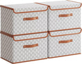 Tuza 4 Pack Fabric Storage Bins by TidySpaceSoftlyStyled