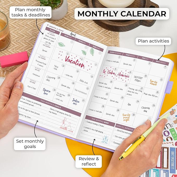 Clever Fox Planner 2nd Edition – Colorful Weekly & Monthly Goal Planner - Image 4
