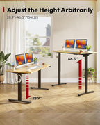 SANODESK Electric Standing Desk 48 x 30 Inches Whole-Piece Desktop Height - Image 8