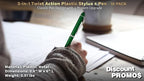 DISCOUNT PROMOS Twist Action Plastic Stylus Pens, Bulk Pack - Image 4