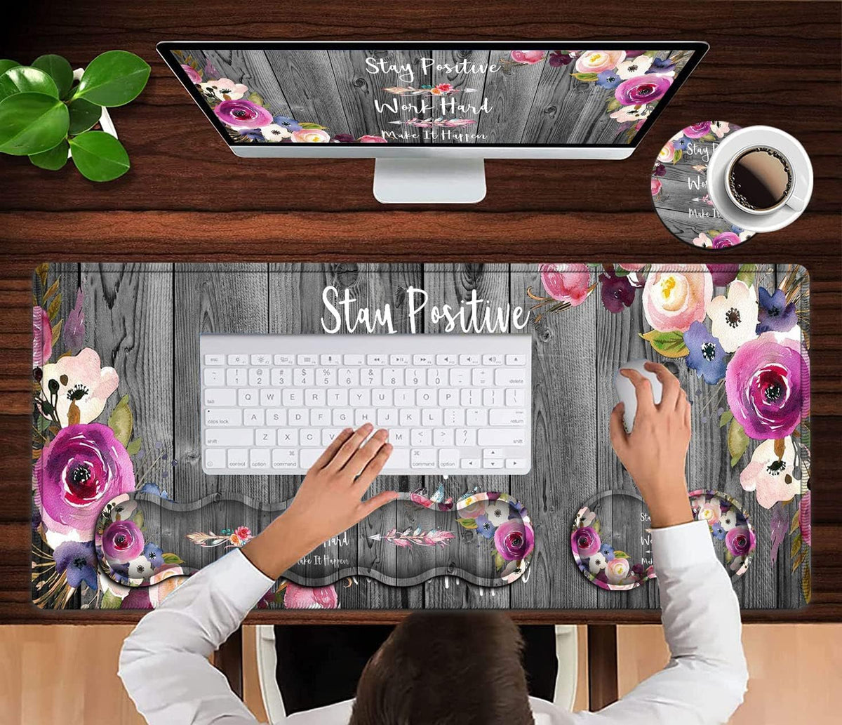 Office Desk Pad,Large Mouse Pad,Laptop Desk Table Protector Writing Mat, Ergo...