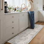 GENIMO Runner Rug 3x7, Non Slip Vintage Hallway Runner Rugs, Low Pile - Image 2