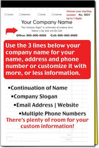 CH Printco Custom Sales, Personalized Multipurpose Duplicate Carbonless Form - Image 5