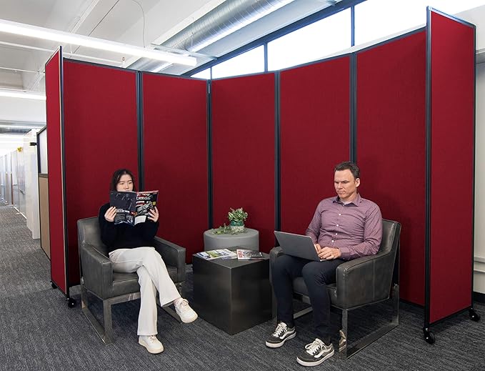 Versare Room Divider 360 Portable Wall Partition | Folding Panels | Large - Image 2