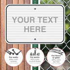 Custom Sign, Personalized Metal Signs, Customize - Image 4