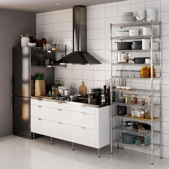 Regal Altair 14" Deep x 30" Wide x 86" Height Wire Shelving Kit | 10-Tier | NSF - Image 2
