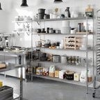 Regal Altair 18" Deep x 72" Wide x 74" Height Wire Shelving Kit | 5-Tier | NSF - Image 6