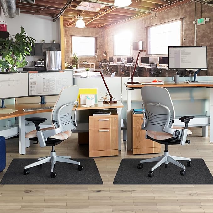 Placoot Office Chair Mat for Hardwood Floor, Under Desk Mat, Large Anti-Slip - Image 6