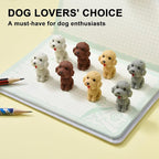 24Pcs Pencil Top Erasers for Kids, Dog Pencil Erasers Toppers Bulk, Cute Cap - Image 6