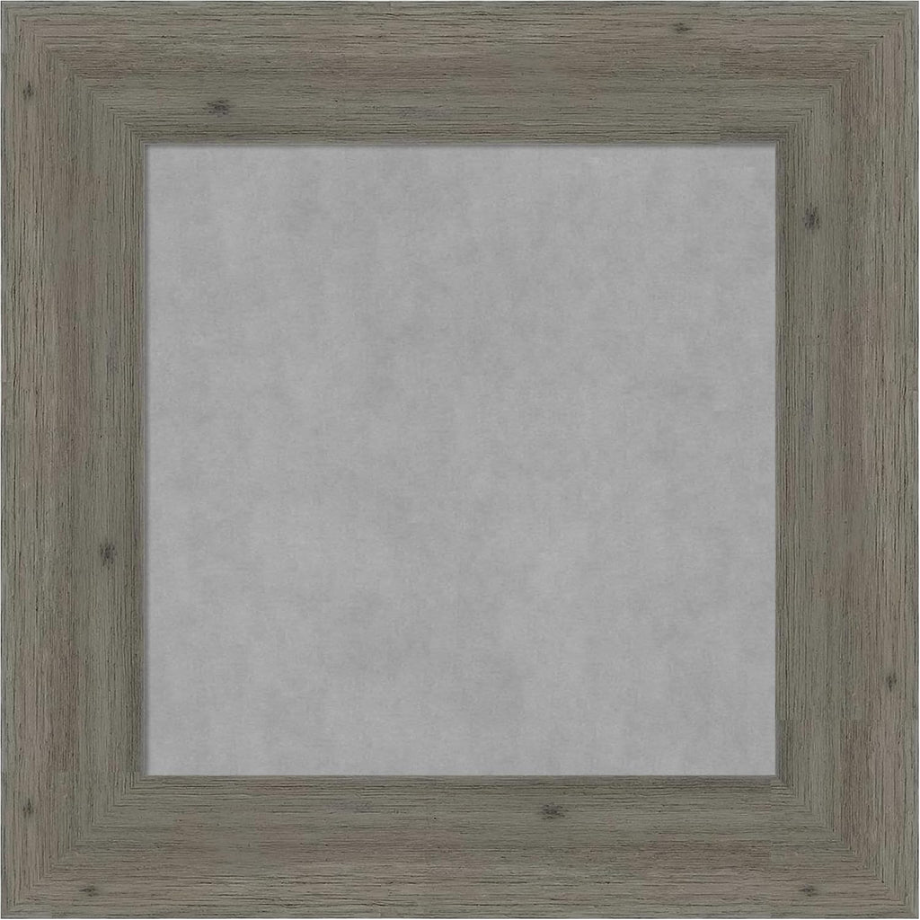 Amanti Art Grey Framed Magnetic Board 17x17 X-Small Vision Board