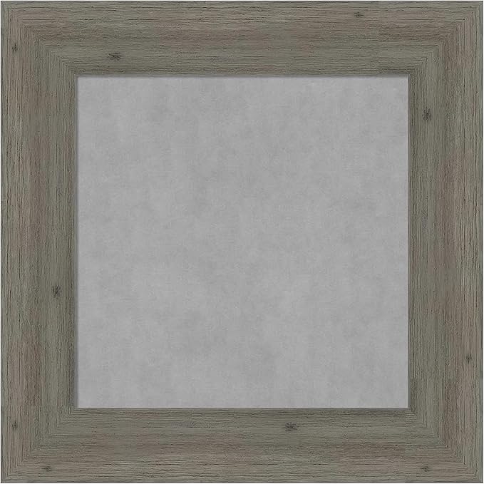 Amanti Art Grey Framed Magnetic Board 17x17 X-Small Vision Board by AmantiArt