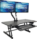 Rocelco 45" Height Adjustable Standing Desk Converter - Image 3