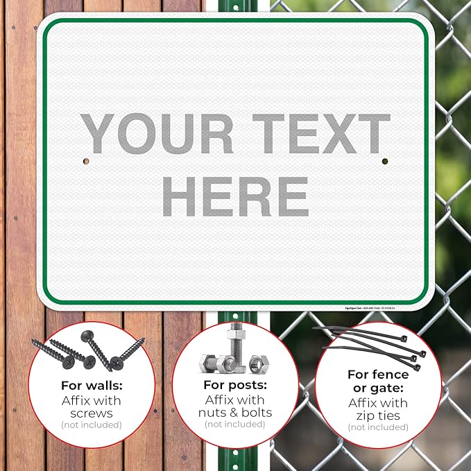 Custom Sign, Personalized Metal Signs, Customize - Image 4