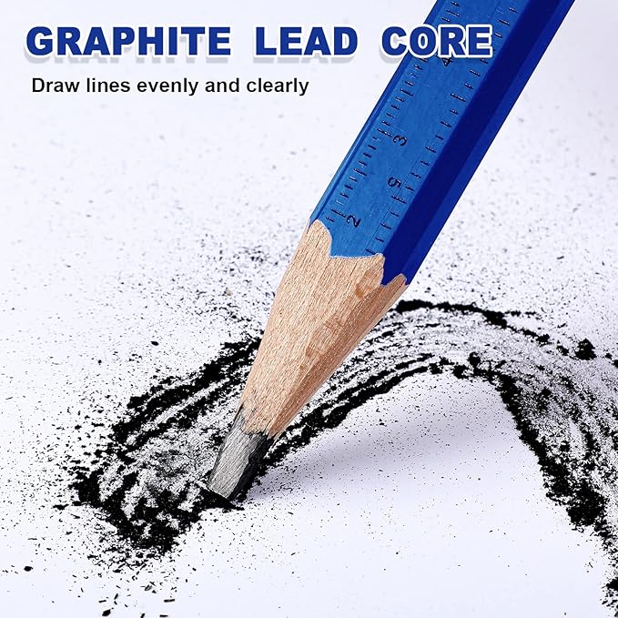 Honoson 200 Pcs Flat Construction Pencils - Image 5