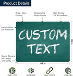 Custom Sign, Custom Street Sign, 11 Font Colors, 13 Font Styles, 4 Hole Options - Image 6