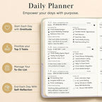Mantra Planner 2026 Planner, Daily Journal & Gratitude Journal All-In-One - Image 4