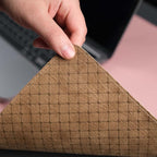 TORONATA Jersey Genuine Calfskin Leather Desk Pad, Office Desk Mat - Image 4
