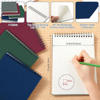 Engrowtic 4 Pack Graph Paper Spiral Notepad A5 Top Wirebound Notepad Grid - Image 2