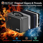 ENGPOW Fireproof Money Box, Small Hard Case Fireproof Box - Image 2