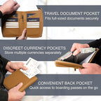 Full Grain Leather Family Passport Holder - Image 4