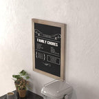 HBCY Creations 18" X 24" Weathered Lightwash Solid Wood Frame Wall Chalkboard - Image 8